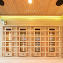Mazur MO-EP4RS XL RECHTS Infrarotsauna mit Himalaya-Salzsteinen 180 x 160 x 200 cm