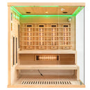 Mazur MO-EP4RS XL LINKS Infrarotsauna mit Himalaya-Salzsteinen 180 x 160 x 200 cm