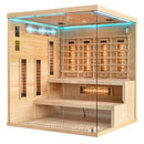 Mazur MO-EP4RS XL LINKS Infrarotsauna mit Himalaya-Salzsteinen 180 x 160 x 200 cm