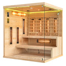 Mazur MO-EP4RS XL LINKS Infrarotsauna mit Himalaya-Salzsteinen 180 x 160 x 200 cm