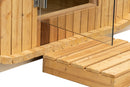 Mazur MO-2130 Infrarot-Gartensauna, quadratisch, 210 x 300 x 210 cm
