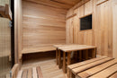 Mazur MO-2140 Gartensauna, quadratisch, 210 x 400 x 210 cm