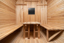 Mazur MO-2140 Gartensauna, quadratisch, 210 x 400 x 210 cm
