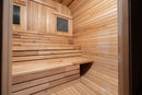 Mazur MO-2140 Gartensauna, quadratisch, 210 x 400 x 210 cm