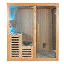 Mazur MO-A1816H Trockensauna mit HARVIA 6kW Heizgerät 180x160x200cm
