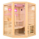 Mazur MO-EL3CS Trockensauna mit HARVIA-Ofen 6 kW 150 x 150 x 200 cm