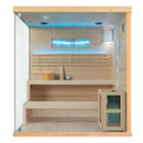 Mazur MO-EP4S XL RECHTS Trockensauna mit HARVIA Ofen 8 kW 180X160X200CM