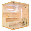Mazur MO-EP4S RECHTS Trockensauna mit HARVIA Ofen 8 kW 175 x 140 x 190 cm