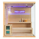 Mazur MO-EP4S XL LINKS Trockensauna mit HARVIA Ofen 8 kW 180 x 160 x 200 cm