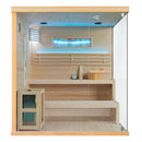 Mazur MO-EP4S XL LINKS Trockensauna mit HARVIA Ofen 8 kW 180 x 160 x 200 cm