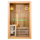 Mazur MO-EA2 Trockensauna mit HARVIA 2,3 kW Ofen und Wandisolierung 120 x 105 x 190 cm