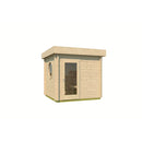 Fjordholz Saunahaus Modell Cube Rondo 70 A