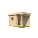 Fjordholz Saunahaus Modell Cube Rondo 70 B