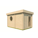 Fjordholz Saunahaus Modell Cube Rondo 70 C