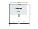 Fjordholz Gartenhaus Modell Kjell 44 - klassisches Gartenhaus