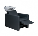 Soleni RIPPLE POWER + - Wash chair with seat and electric footrest, wash unit for cosmetics and hairdressing