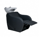Soleni WAVE + - Wash chair with seat and footrest, wash unit for beauty and hair salons