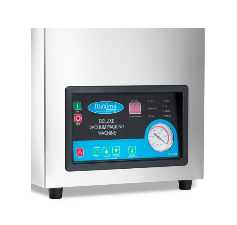 MAXIMA Gastro Vakuumiergerät - 44 cm Siegelbalken - W22 x D46 x H46 cm Kammer
