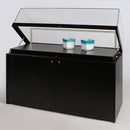Form Department ATRIUM.S77 – Sockelvitrine mit Gasdruckfedern-Öffnung