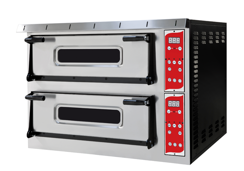 Prismafood Pizza Oven Special66 WIDE Digital - 2 chambers - for 12 pizzas of 35 cm each