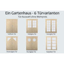 Fjordholz Garden Shed Model Varianta 44 D + SD