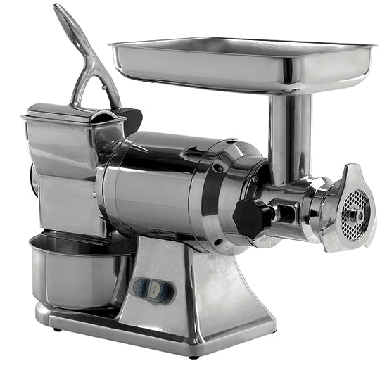 Virtus & Mastro Tritacarne e grattugia per formaggio duro, apertura ø 82 mm, 300 kg/h | 70 kg/h