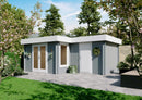 Fjordholz Flachdach Gartenhaus Modell Tobi 28 B