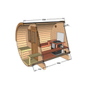 Fjordholz Barrel Sauna Model 250 Thermo