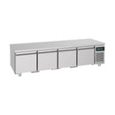 Unterbaukühltisch mit 4 Schubladen -2 bis +8°C 2.130x700x600 mm
