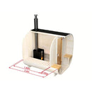 Fjordholz Fass-Sauna Modell Quadro 240 cm
