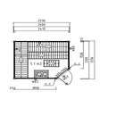 Fjordholz Sauna House Model Q-BIC Alu F