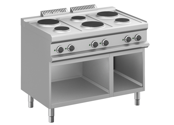 Bergman Profilline Plus 700 Electric Stove with 6 Round Hotplates - 12.3 Kw
