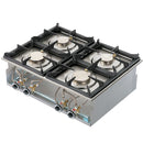 Virtus & Mastro Einbau-Gaskochfeld, 4 Brenner