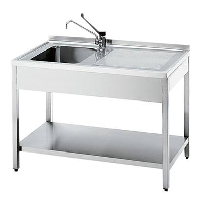 AfG Berlin Vl1127r Spültisch 1200 X 700 X 850
