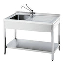 AfG Berlin Vl1127r Spültisch 1200 X 700 X 850