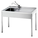 AfG Berlin Vl1126l-k Spültisch 1200 X 600 X 850