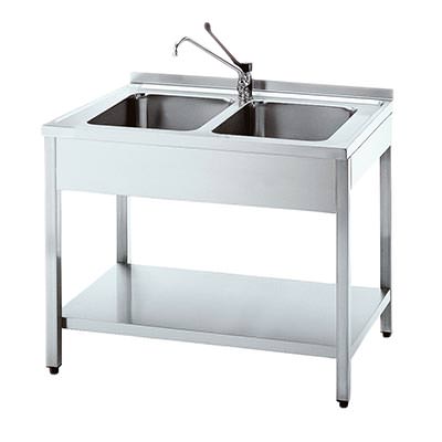 AfG Berlin Vl2147 Spültisch 1400 X 700 X 850