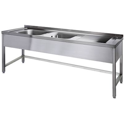 AfG Berlin Vl2186l-k Spültisch 1800 X 600 X 850