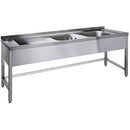 AfG Berlin Vl2207r-k Spültisch 2000 X 700 X 850