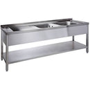 AfG Berlin Vl2167r Spültisch 1600 X 700 X 850