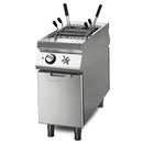 Virtus & Mastro electric pasta cooker for under-counter use with doors, 1 bowl GN 1/1 - 40 liters