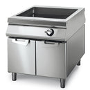 Bain-marie électrique Virtus & Mastro sur socle avec portes, 1 cuve GN 2/1