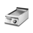 Virtus & Mastro Elektro-Grillplatte, Tischmodell, glatte verchromte Platte
