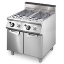 Cuiseur à pâtes à gaz Virtus & Mastro, 2 bacs GN 2/3, capacité 2 x 26 litres