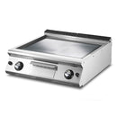 Virtus & Mastro Gas-Grillplatte, Tischmodell, glatte Platte