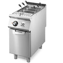 Virtus & Mastro Elektro-Nudelkocher, 1 Becken GN 1/1, Kapazität 1x 40 Liter, feststehende Heizungen