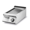 Virtus & Mastro electric grill plate, table model, smooth chrome-plated plate