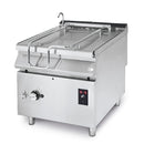 Virtus & Mastro Gas-Kippbratpfanne, Kapazität 80 Liter, Edelstahl-Becken, motorisiert