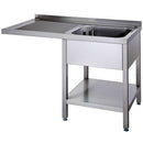 AfG Berlin Vsc127r Spülcenter 1200 X 700 X 900