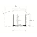 Fjordholz Gartenhaus Modell Varianta 44 A +SD